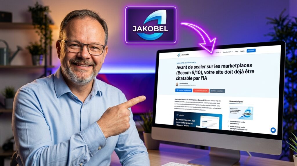 Avant de scaler sur les marketplaces (Becom 6/10), votre site doit déjà être citatable par l’IA 2 Avant de scaler sur les marketplaces (Becom 6/10), votre site doit déjà être citatable par l’IA