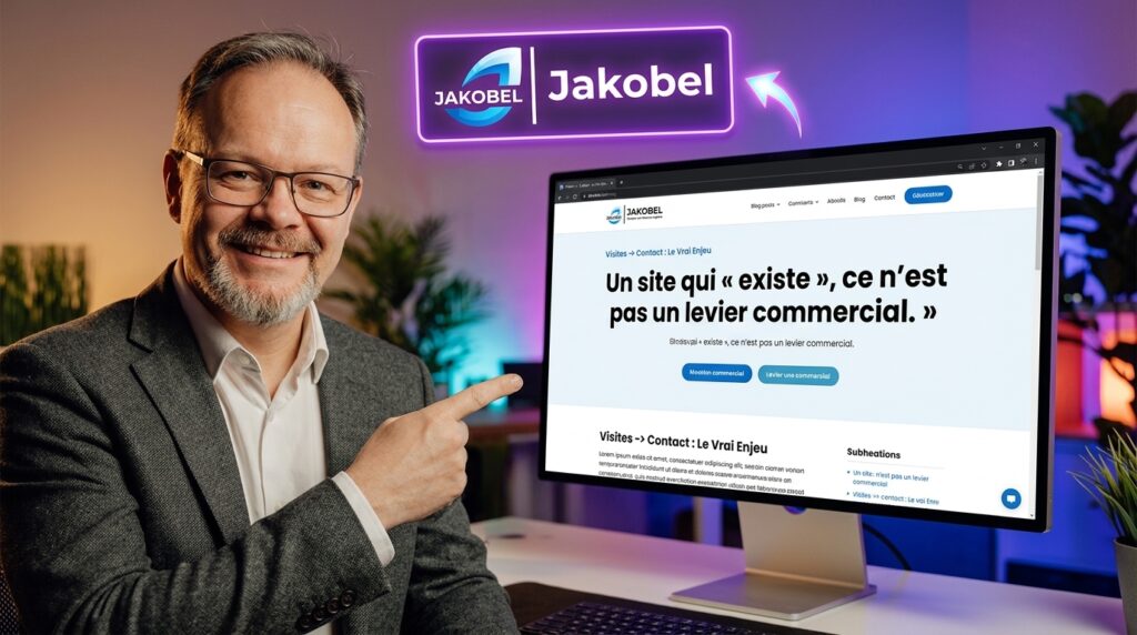 Un site qui « existe », ce n’est pas un levier commercial. 7 Un site qui « existe », ce n’est pas un levier commercial.